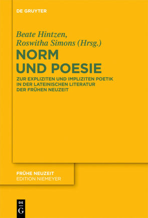 Norm und Poesie von Hintzen,  Beate, Simons,  Roswitha