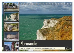 Normandie – Raue Küste und malerische Hafenstädte (Tischkalender 2024 DIN A5 quer), CALVENDO Monatskalender von Liedtke Reisefotografie,  Silke