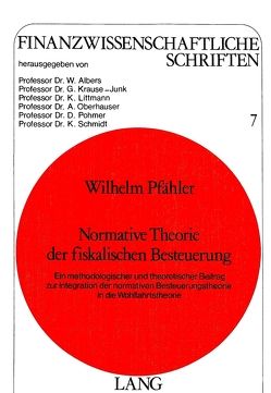 Normative Theorie der fiskalischen Besteuerung