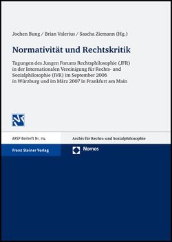 Normativität und Rechtskritik von Bung,  Jochen, Valerius,  Brian, Ziemann,  Sascha