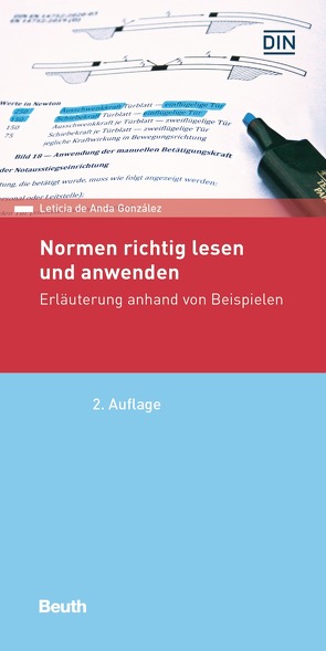 Normen richtig lesen und anwenden von de Anda Gonzalez,  Leticia