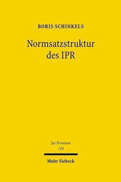 Normsatzstruktur des IPR von Schinkels,  Boris