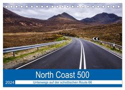 North Coast 500 – Schottlands Traumstraße (Tischkalender 2024 DIN A5 quer), CALVENDO Monatskalender von Peters-Hein,  Reemt