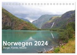 Norwegen 2024 – Berge, Fjorde, Moore (Tischkalender 2024 DIN A5 quer), CALVENDO Monatskalender von Zimmermann,  Frank