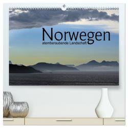 Norwegen atemberaubende Landschaft (hochwertiger Premium Wandkalender 2024 DIN A2 quer), Kunstdruck in Hochglanz von calmbacher,  Christiane