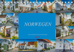 Norwegen – Die Altstadt von Stavanger (Tischkalender 2022 DIN A5 quer) von Meutzner,  Dirk