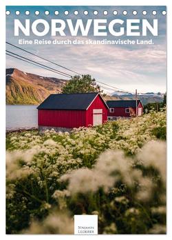 Norwegen – Eine Reise durch das skandinavische Land. (Tischkalender 2024 DIN A5 hoch), CALVENDO Monatskalender von Lederer,  Benjamin