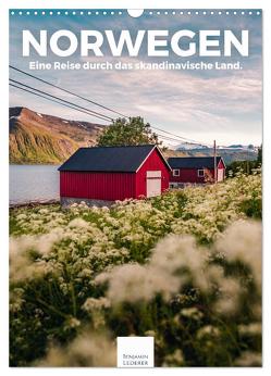 Norwegen – Eine Reise durch das skandinavische Land. (Wandkalender 2024 DIN A3 hoch), CALVENDO Monatskalender von Lederer,  Benjamin