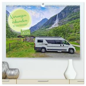 Norwegen erkunden mit dem Wohnmobil (hochwertiger Premium Wandkalender 2024 DIN A2 quer), Kunstdruck in Hochglanz von Bussenius,  Beate