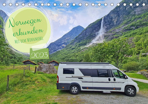 Norwegen erkunden mit dem Wohnmobil (Tischkalender 2023 DIN A5 quer) von Bussenius,  Beate