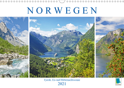 Norwegen: Fjorde, Wald und Mitternachtssonne (Wandkalender 2021 DIN A3 quer) von CALVENDO