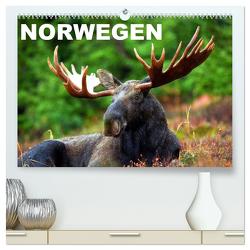 Norwegen (hochwertiger Premium Wandkalender 2024 DIN A2 quer), Kunstdruck in Hochglanz von Stanzer,  Elisabeth