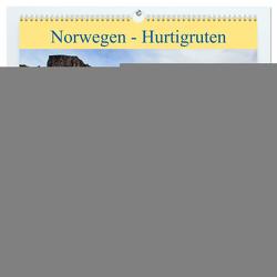 Norwegen – Hurtigruten (hochwertiger Premium Wandkalender 2024 DIN A2 quer), Kunstdruck in Hochglanz von Enders,  Borg
