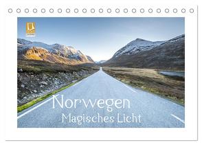 Norwegen Magisches Licht (Tischkalender 2024 DIN A5 quer), CALVENDO Monatskalender von Behr,  Raik
