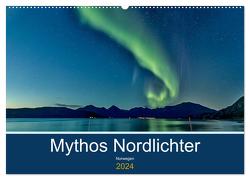 Norwegen – Mythos Nordlichter (Wandkalender 2024 DIN A2 quer), CALVENDO Monatskalender von AkremaFotoArt,  AkremaFotoArt