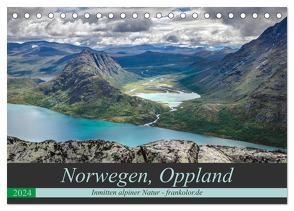Norwegen, Oppland (Tischkalender 2024 DIN A5 quer), CALVENDO Monatskalender von Brehm (www.frankolor.de),  Frank