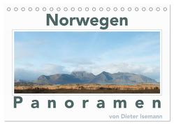 Norwegen – Panoramen (Tischkalender 2024 DIN A5 quer), CALVENDO Monatskalender von Isemann,  Dieter