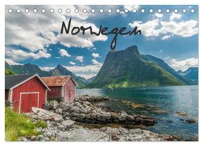Norwegen (Tischkalender 2024 DIN A5 quer), CALVENDO Monatskalender von Burri,  Roman