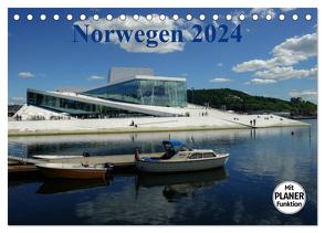 Norwegen und seine Schönheiten 2024 (Tischkalender 2024 DIN A5 quer), CALVENDO Monatskalender von Bussenius,  Beate