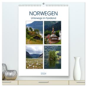 Norwegen – Unterwegs im Fjordland (hochwertiger Premium Wandkalender 2024 DIN A2 hoch), Kunstdruck in Hochglanz von Seidl,  Helene