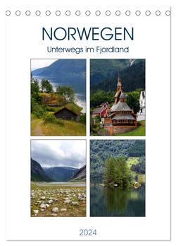 Norwegen – Unterwegs im Fjordland (Tischkalender 2024 DIN A5 hoch), CALVENDO Monatskalender von Seidl,  Helene
