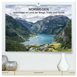 Norwegen – Unterwegs im Land der Berge, Trolle und Fjorde (hochwertiger Premium Wandkalender 2024 DIN A2 quer), Kunstdruck in Hochglanz von Ködder,  Rico