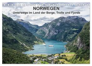 Norwegen – Unterwegs im Land der Berge, Trolle und Fjorde (Tischkalender 2024 DIN A5 quer), CALVENDO Monatskalender von Ködder,  Rico