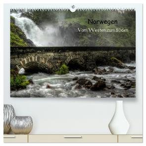 Norwegen – Vom Westen zum Süden (hochwertiger Premium Wandkalender 2024 DIN A2 quer), Kunstdruck in Hochglanz von Rosin,  Dirk