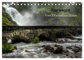 Norwegen – Vom Westen zum Süden (Tischkalender 2024 DIN A5 quer), CALVENDO Monatskalender von Rosin,  Dirk