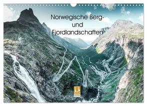Norwegische Berg- und Fjordlandschaften (Wandkalender 2024 DIN A3 quer), CALVENDO Monatskalender von Sußbauer,  Franz