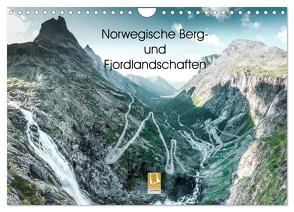 Norwegische Berg- und Fjordlandschaften (Wandkalender 2024 DIN A4 quer), CALVENDO Monatskalender von Sußbauer,  Franz