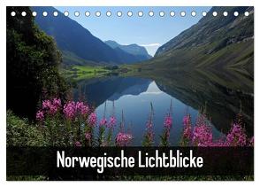 Norwegische Lichtblicke (Tischkalender 2024 DIN A5 quer), CALVENDO Monatskalender von Pons,  Andrea