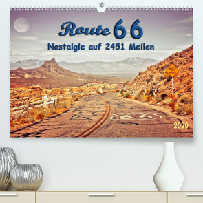 Nostalgie auf 2451 Meilen – Route 66 (Premium, hochwertiger DIN A2 Wandkalender 2020, Kunstdruck in Hochglanz) von Roder,  Peter