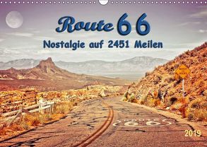 Nostalgie auf 2451 Meilen – Route 66 (Wandkalender 2019 DIN A3 quer) von Roder,  Peter