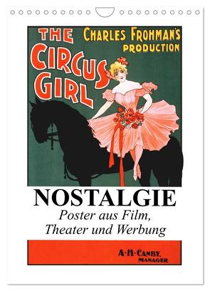 NOSTALGIE Poster aus Film, Theater und Werbung (Wandkalender 2024 DIN A4 hoch), CALVENDO Monatskalender von Stanzer,  Elisabeth