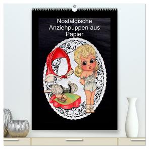 Nostalgische Anziehpuppen aus Papier (hochwertiger Premium Wandkalender 2024 DIN A2 hoch), Kunstdruck in Hochglanz von Erbs,  Karen