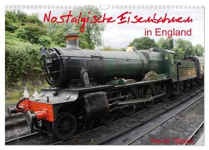 Nostalgische Eisenbahnen Englands (Wandkalender 2024 DIN A3 quer), CALVENDO Monatskalender von M. Gibson,  Ilse