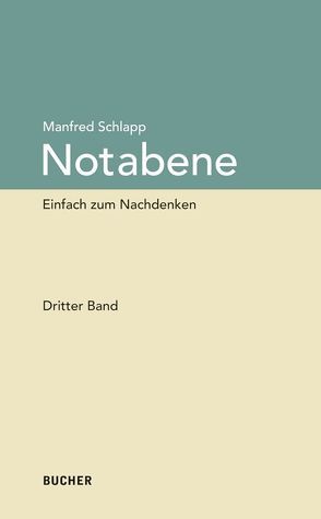 Notabene von Schlapp,  Manfred