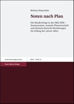 Noten nach Plan von Hinterthür,  Bettina