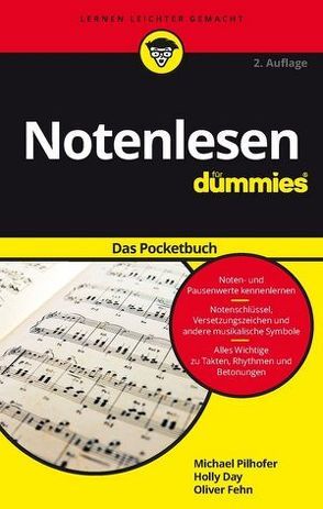 Notenlesen für Dummies Pocketbuch von Day,  Holly, Fehn,  Oliver, Pilhofer,  Michael
