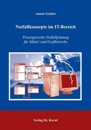 Notfallkonzepte im IT-Bereich von Gruber,  Anton