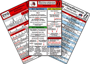 Notfallmedizin Karten-Set – Herzrhythmusstörungen, Notfallmedikamente, Reanimation von Verlag Hawelka