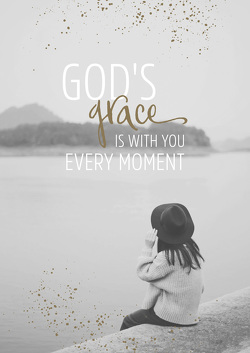 Notizbuch „God’s grace is with you every moment“