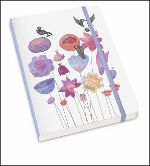 Notizbuch »MOKA« – Mit floralem Design von »Lovely Objects« – Format DIN A5 von Landon,  Justin