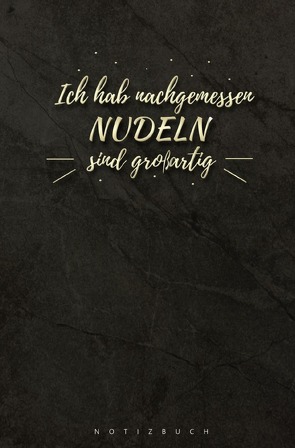 Notizbuch Nudeln von Paul,  Magdalena