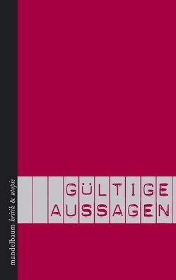 Notizheft Gültige Aussagen von Baiculescu,  Michael