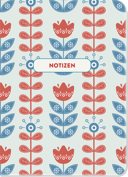 Notizheft Midsommar Blumen (blau) von Groh Verlag