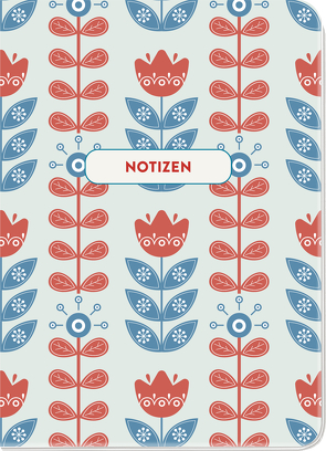 Notizheft Midsommar Blumen (blau) von Groh Verlag