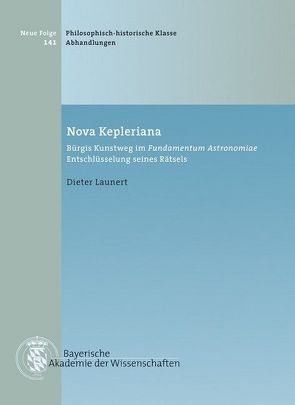 Nova Kepleriana von Launert,  Dieter