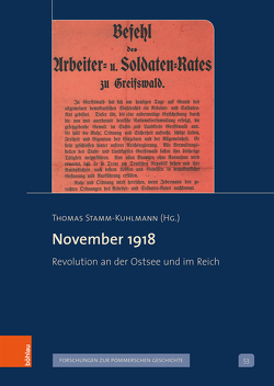 November 1918 von Becker,  Bert, Dehnert,  Gunter, Dementev,  Ilya, Eichenhofer,  Eberhard, Frhr.von Houwald,  Christoph, Graf,  Rüdiger, Linek,  Jenny, Müller,  Tim B., Richter,  Hedwig, Stamm-Kuhlmann,  Thomas